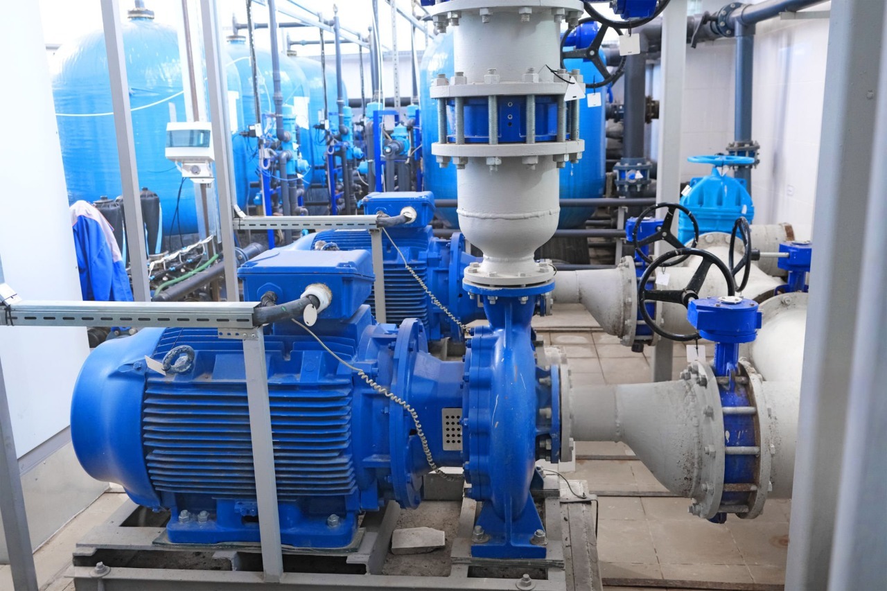advanced modern water treatment facility