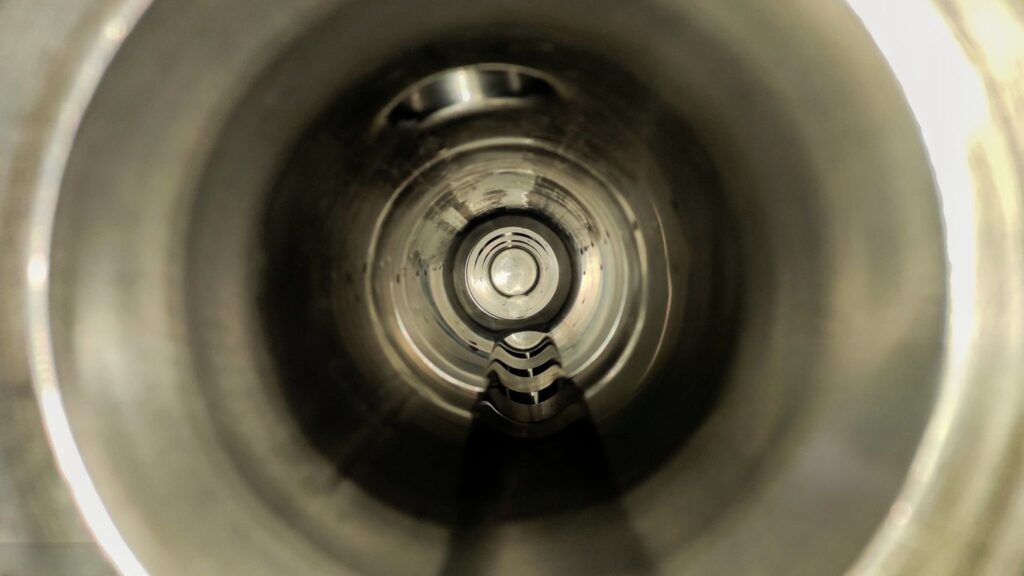 stainless pipe interior