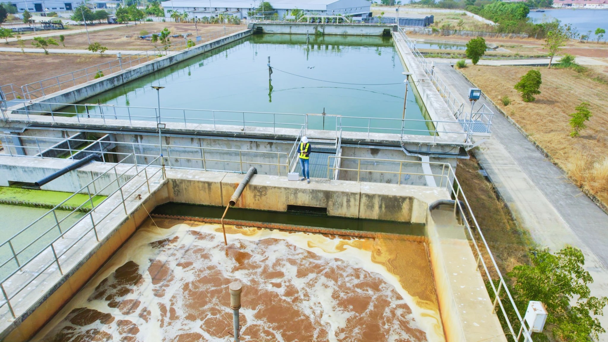 soda ash light used in water treatment plant