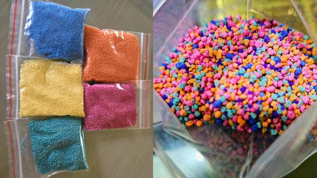 uv resistance of colored speckles