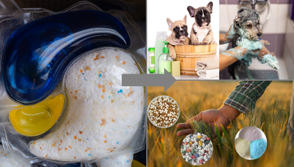 colored speckles in new areas