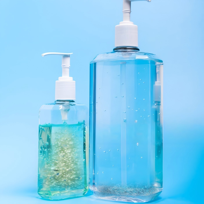 colored speckles inliquid detergent