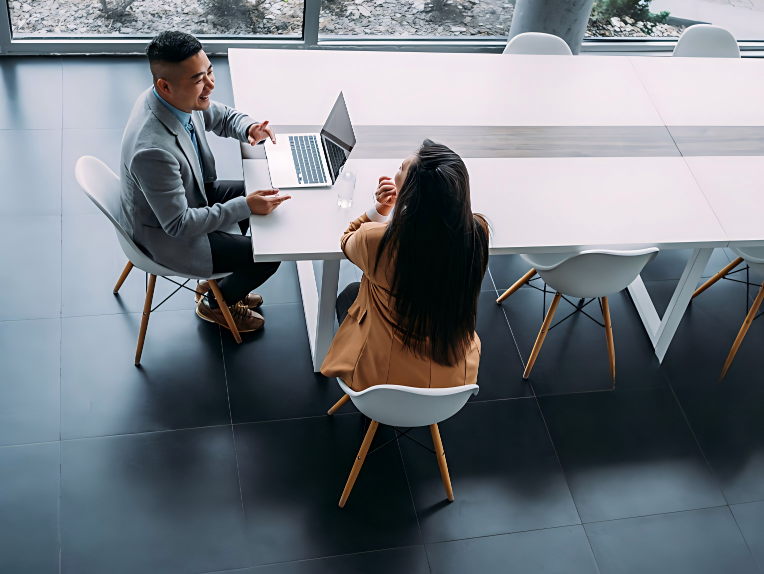 our team communicating with clients