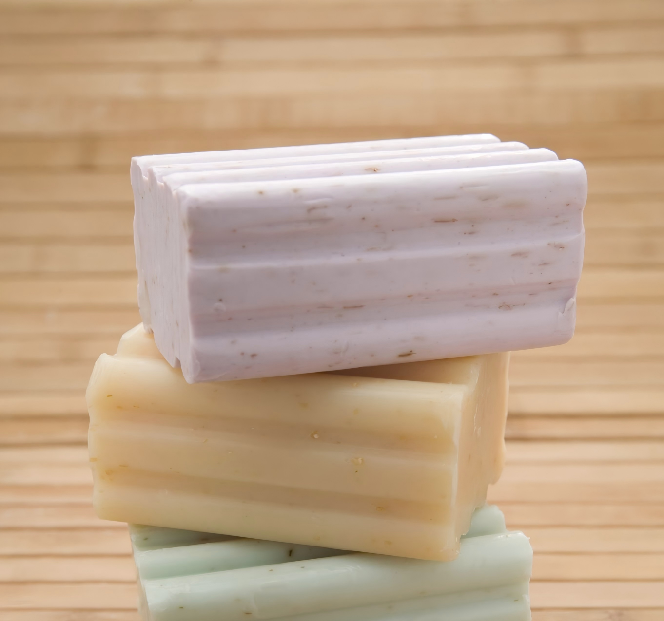 soap made from colored speckles