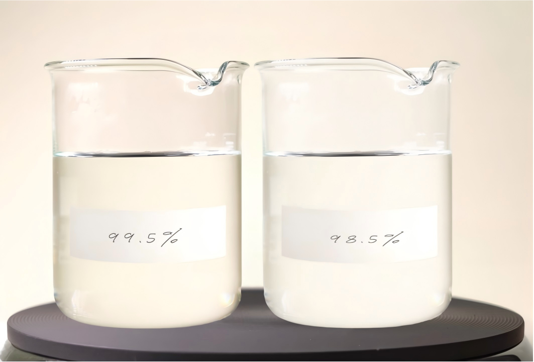 different purity of soda ash light comparison