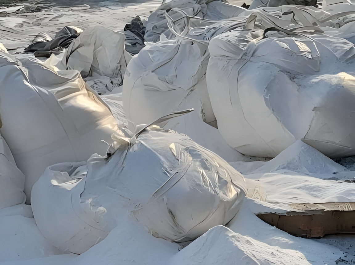 torn bag spill